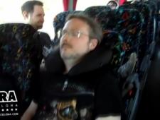 Видео путешественников в автобусе